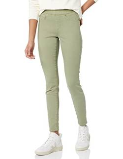 Amazon Essentials Damen Stretch-Jeggings zum Hineinschlüpfen (erhältlich in Übergröße), Helles Salbeigrün, 36-38 von Amazon Essentials