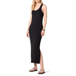 Amazon Essentials Damen Superweich Frottee Racerback-Maxikleid (Früher Daily Ritual), Schwarz, M von Amazon Essentials