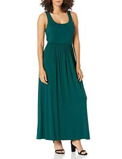 Amazon Essentials Damen Tailliertes Tanktop-Maxikleid(erhältlich in Übergröße), Jadegrün, XL von Amazon Essentials