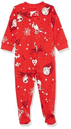 Amazon Essentials Disney Baby Mädchen Eng anliegender Baumwoll-Schlafanzug, 2er-Pack, Nightmare Valentine-Sleep & Play, 3-6 Monate von Amazon Essentials