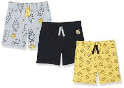 Amazon Essentials Disney | Marvel | Star Wars Baby Jungen Shorts, 3er-Pack, Winnie The Pooh Oh Bother!, 0 Monate von Amazon Essentials