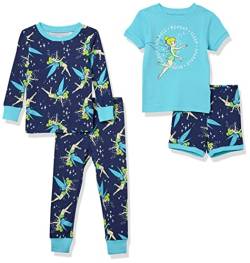 Amazon Essentials Disney | Marvel | Star Wars Mädchen Pyjama-Set (Früher Spotted Zebra), Marineblau/Blau, Glitzer, 10 Jahre von Amazon Essentials