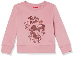 Amazon Essentials Disney | Marvel | Star Wars | Princess Mädchen Sweatshirt aus Fleece mit Rundhalsausschnitt, Minnie Peace - Girls, 10 Jahre von Amazon Essentials