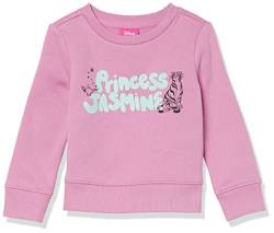 Amazon Essentials Disney | Marvel | Star Wars | Princess Mädchen Sweatshirt aus Fleece mit Rundhalsausschnitt, Princess Jasmine, 11-12 Jahre von Amazon Essentials