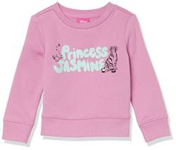 Amazon Essentials Disney | Marvel | Star Wars | Princess Mädchen Sweatshirt aus Fleece mit Rundhalsausschnitt, Princess Jasmine, 8 Jahre von Amazon Essentials