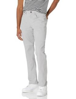 Amazon Essentials Herren 5-Pocket-Stretch-Twillhose, Sportlich Geschnitten (erhältlich in Big & Tall), Hellgrau, 31W / 34L von Amazon Essentials