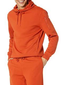 Amazon Essentials Herren Active Sweat Kapuzensweatshirt (Erhältlich In Big & Tall), Rostiges Orange, 6XL Große Größen von Amazon Essentials