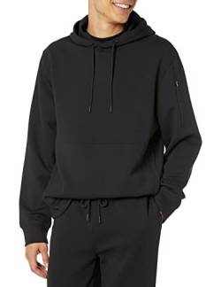 Amazon Essentials Herren Active Sweat Kapuzensweatshirt (Erhältlich In Big & Tall), Schwarz, XS von Amazon Essentials