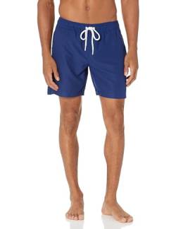 Amazon Essentials Herren Badehose, Schnell Trocknend, 18 cm, Marineblau, S von Amazon Essentials