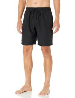 Amazon Essentials Herren Badehose, Schnell Trocknend, 23 cm, Schwarz, S von Amazon Essentials