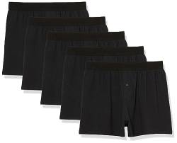 Amazon Essentials Herren Boxershorts aus Baumwolljersey (erhältlich in Big & Tall), 5er-Pack, Schwarz, S von Amazon Essentials