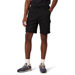 Amazon Essentials Herren Fleece-Cargo-Shorts, Schwarz, M von Amazon Essentials