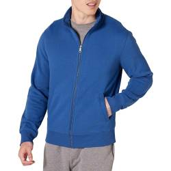 Amazon Essentials Herren Fleece-Jacke mit durchgehendem Reißverschluss, Blau, M von Amazon Essentials