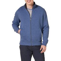 Amazon Essentials Herren Fleece-Jacke mit durchgehendem Reißverschluss, Blau Heide, M von Amazon Essentials