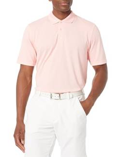 Amazon Essentials Herren Golf-Polo-Shirt, Schnell Trocknend, Normale Passform-Auslauffarben, Rosa, XL von Amazon Essentials