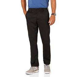 Amazon Essentials Herren Golf-Stretchhose, Gerade Geschnitten, Schwarz, 32W / 32L von Amazon Essentials