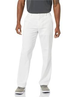 Amazon Essentials Herren Golf-Stretchhose, Klassischer Schnitt (erhältlich in Big & Tall), Weiß, 29W / 34L von Amazon Essentials