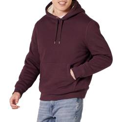 Amazon Essentials Herren Kapuzenpulli mit Sherpa-Futter, Burgunderrot, XL von Amazon Essentials