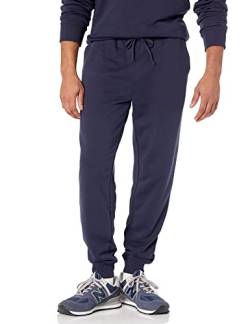 Amazon Essentials Herren Leichte French-Terry-Jogginghose (erhältlich in Big & Tall), Marineblau, XXL von Amazon Essentials