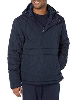 Amazon Essentials Herren Puffer-Anorak aus recyceltem Polyester, Marineblau, 4XL Große Größen Tall von Amazon Essentials