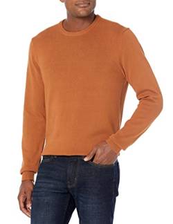 Amazon Essentials Herren Pullover mit Rundhalsausschnitt (in Übergrößen erhältlich), Rostfarben, XS von Amazon Essentials