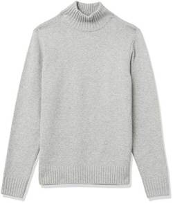 Amazon Essentials Herren Soft-Touch-Rollkragenpullover mit Langen Ärmeln, Hellgrau, S von Amazon Essentials