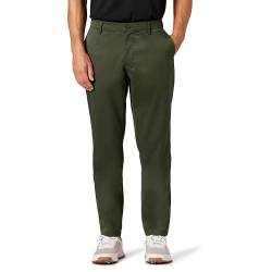 Amazon Essentials Herren Stretch-Golfhose mit sportlicher Passform (erhältlich in Big & Tall), Dunkles Olivgrün, 31W / 29L von Amazon Essentials