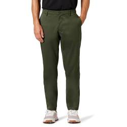 Amazon Essentials Herren Stretch-Golfhose mit sportlicher Passform (erhältlich in Big & Tall), Dunkles Olivgrün, 40W / 30L von Amazon Essentials