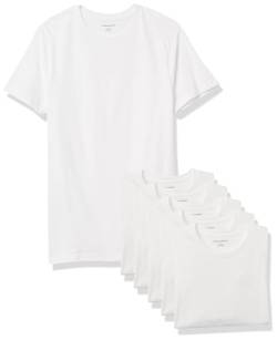 Amazon Essentials Herren Unterhemd mit Rundhalsausschnitt, 6er-Pack, Weiß, XXL von Amazon Essentials