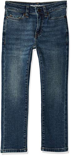 Amazon Essentials Jungen Stretchjeans, Schmale Passform, Mittlere Waschung, 7 Jahre von Amazon Essentials