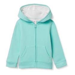 Amazon Essentials Mädchen Fleece-Kapuzenpullover mit Reißverschluss, Aquablau, 14-16 Jahre von Amazon Essentials