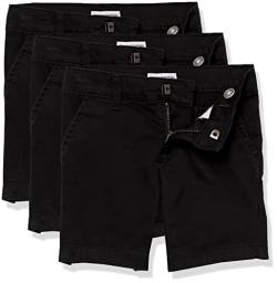 Amazon Essentials Mädchen Shorts, Uniform, 3er-Pack, Schwarz, 7 Jahre Große Größen von Amazon Essentials