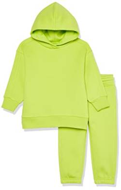 Amazon Essentials Unisex Kinder Modernes Sweat-Set, 2 Stück, Limettengrün, XX-Large 14-16 Jahre von Amazon Essentials