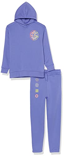 Amazon Essentials Unisex Kinder Modernes Sweat-Set, 2er-Pack, Lila Blau, 4 Jahre von Amazon Essentials