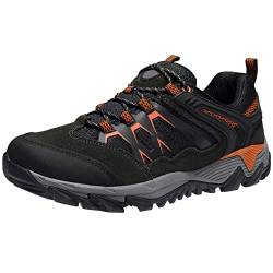 Ambayz Wanderschuhe Herren Outdoor Trekkingschuhe Camping Wanderhalbschuhe Hiking Schuhe Für Climbing Trekking Dunkelgrau, 44 EU von Ambayz