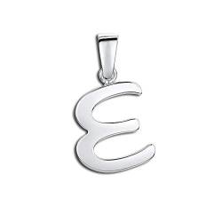 Amberta 925 Sterling Silber Anhänger - Personalisierte Charm Buchstaben für Damen und Männer - Symbole Kombinieren - Stil E von Amberta