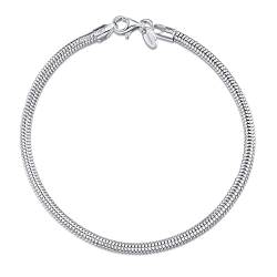 Amberta Damen Charm Armbänder aus Sterling Silber: 19 cm von Amberta