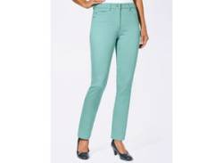 5-Pocket-Jeans AMBRIA Gr. 40, Normalgrößen, grün (mint) Damen Jeans 5-Pocket-Jeans von Ambria