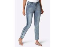 5-Pocket-Jeans AMBRIA Gr. 44, Normalgrößen, blau (blue, bleached) Damen Jeans 5-Pocket-Jeans von Ambria
