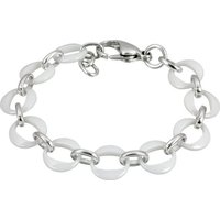 Amello Edelstahlarmband Amello Ringe Armband silber weiß (Armband), Armbänder für Damen Edelstahl (Stainless Steel) von Amello