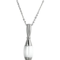 Amello Edelstahlkette Amello Kegel Halskette silber weiß (Halskette), Damen Halsketten (Kegel) aus Edelstahl (Stainless Steel) von Amello