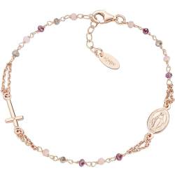 Amen BRO10RARTO3 Damen-Armband Rosenkranz mit Kristallen mehrfarbig, Kristall von Amen