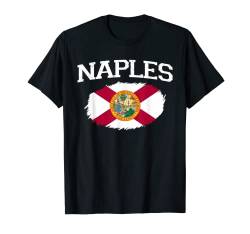 Neapel FL FLORIDA Flagge Vintage USA Sport Herren Damen T-Shirt von America Love Varsity Style FL Proud Home City Gift