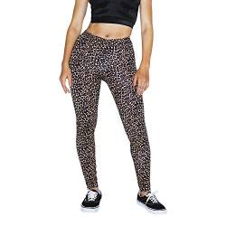 American Apparel Damen Baumwoll-Spandex-Jersey Leggings, Gepard, S von American Apparel