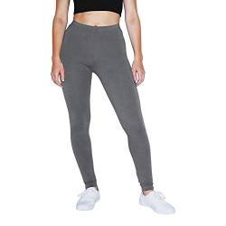 American Apparel Damen Cotton Spandex Jersey Leggings, Asphalt, X-Groß von American Apparel