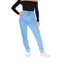 American Apparel Damen High-Waist Jeans, Light wash, 26W x 32L von American Apparel