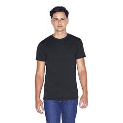 American Apparel Unisex-Erwachsene 50/50 Crewneck Short Sleeve, 2-Pack T-Shirt, schwarz, X-Klein von American Apparel