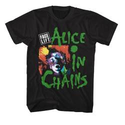 Alice in Chains Facelift Tour '91 T-Shirt für Erwachsene, vorne und hinten, kurzärmelig, Vintage-Stil, Grafik-T-Shirt, Schwarz, XX-Large von American Classics