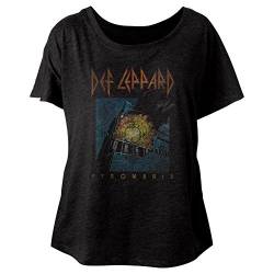 American Classics Def Leppard 80s Heavy Metal Band RocknRoll Pyromania Ladies Slouchy T-Shirt Tee von American Classics