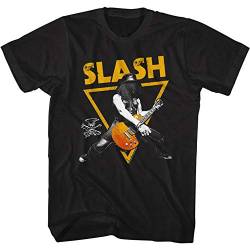 American Classics Slash Musiker spielt Gitarre Triangelbild Erwachsene Kurzarm T-Shirt Graphic Tee, schwarz, X-Groß von American Classics